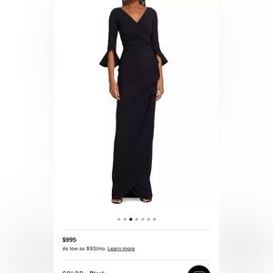 Chiara Boni La Petite Zalfa Ruched Formal Gown